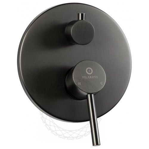 Душевая система Filarete FL1024BG встраиваемая в стену цвет графит - фото 5