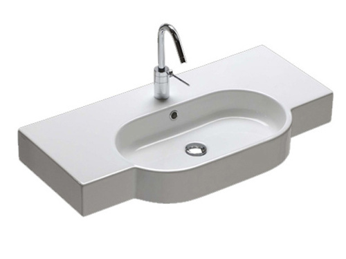 Раковина из санфаянса Hatria AREA YXA001 90х45 подвесная цвет белый