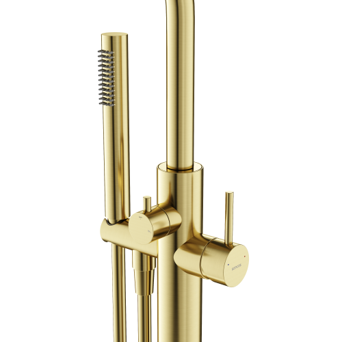 Смеситель Sancos Etna SC9009BG напольный брашированное золото - фото 2