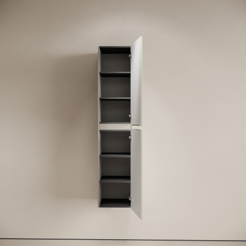 Шкаф-пенал Sancos CODE PCD35GP 35х35х165 подвесной цвет серый - фото 3