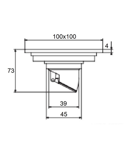 Душевой трап Orange TR01-001cr напольный - фото 3