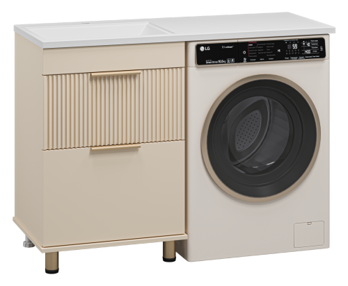 Тумба под раковину Brevita Enfida ENF-07060-032Я 58х48х76 напольная цвет бежевый - фото 4