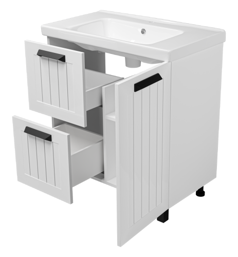 Тумба под раковину Misty Спарта П-Спа-06080-01-012Я 77х45х70 напольная - фото 4