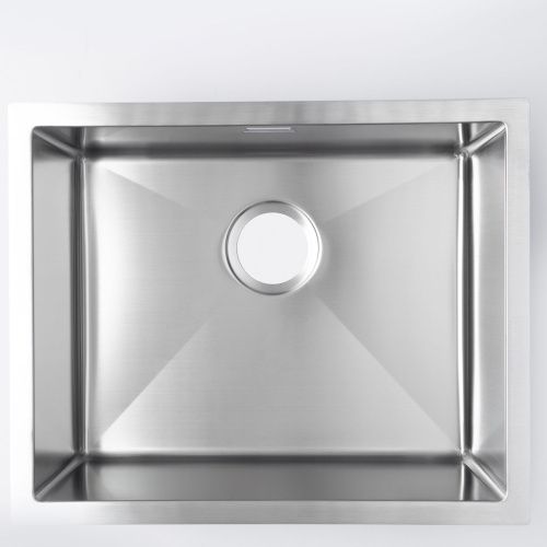 Кухонная мойка Grandex Aqua PROLINE 55 300206 55х45 цвет сатин поверхность матовая - фото 5