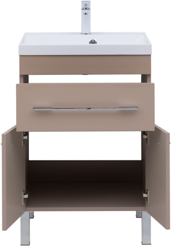 Тумба под раковину Aquanet Верона 00304534 57х47х83 напольная цвет коричневый - фото 4