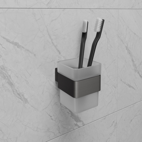 Стакан для зубных щеток LeMark Smooth line 9736015 - фото 2