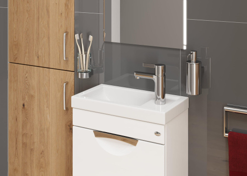 Тумба под раковину Onika Комо 104507 45х25х55 подвесная - фото 5