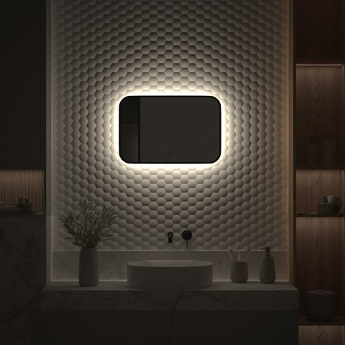 Зеркало в ванную Defesto AURA DF 2962RH 60х40 - фото 5