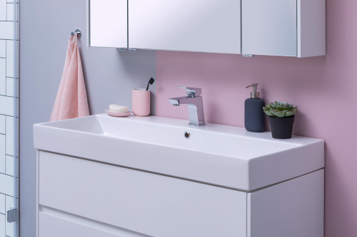 Тумба с раковиной Aquanet Бруклин 00212598 85х44х57 напольная/подвесная цвет белый - фото 4