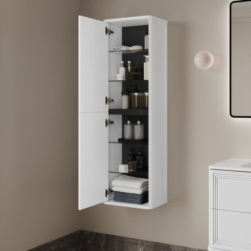 Шкаф-пенал IDDIS Oxford Neo OXN40W0i97 41х28х135 подвесной цвет белый - фото 3