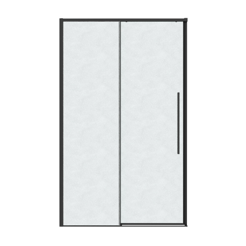 Душевая дверь Grossman Galaxy 100.K33.01.140.21.02 140х195 стекло текстурное профиль черный матовый