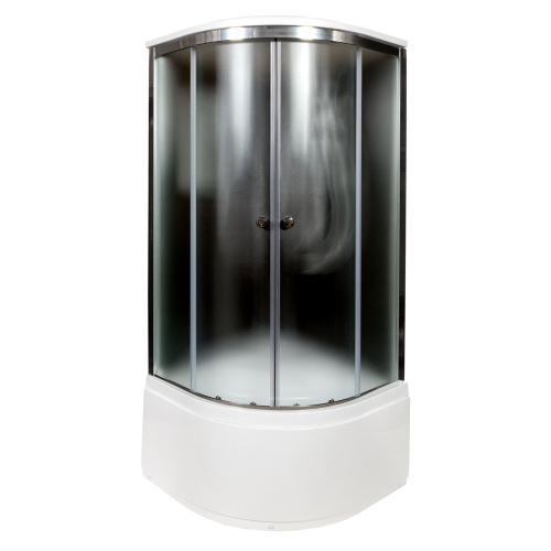 Душевая кабина AvaCan B10SELBLACK 100х100 четверть круга с крышей ориентация универсальная - фото 2