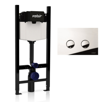 Инсталляция для унитаза с клавишей смыва Valsir KIT P4 CR VS0853202