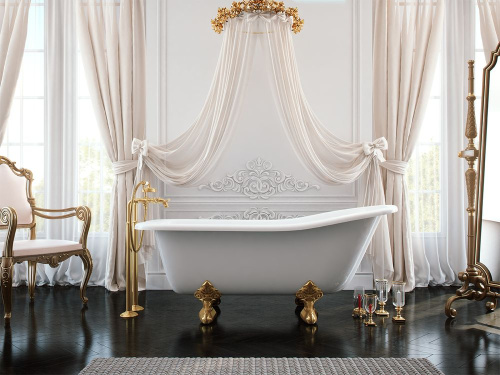 Ванна из литьевго мрамора Эстет Царская ФР-00014625 150х73 отдельностоящая овальная - фото 5