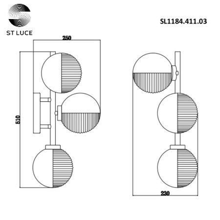 Бра ST Luce Todo (Тодо) SL1184.411.03