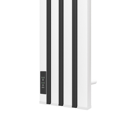 Полотенцесушитель Point Пиано PN19722WB 15х120 электрический белый/черный - фото 4