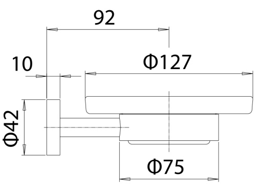 Мыльница Mamoli Accessori bagno 6740001 - фото 2