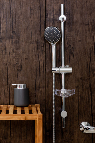 Душевой гарнитур Agger Wave A032 настенный  хром - фото 3