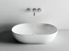 Раковина из сантехнического фарфора Ceramica Nova ELEMENT CN5009 60х40 накладная цвет белый без отверстий под смеситель
