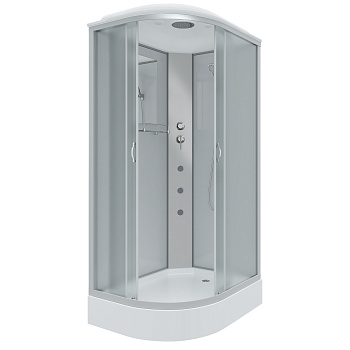 Душевая кабина Niagara Classic 33121423RG 120х80 асимметричная с крышей ориентация правая