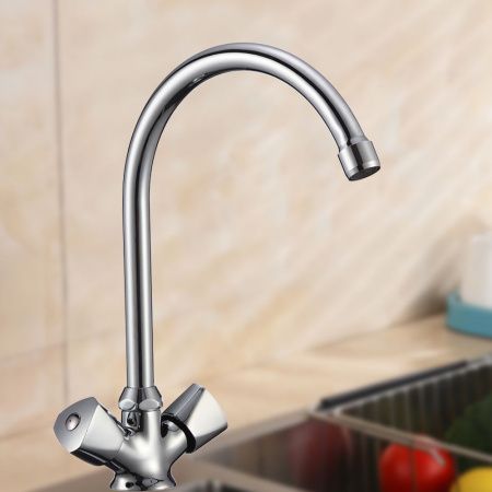 Смеситель для кухни WesnaArt Teplo TEP04-110 на мойку хром