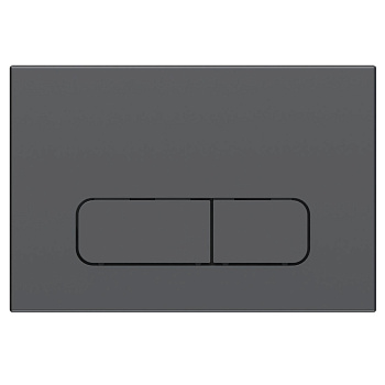 Клавиша смыва механическая Vincea VFP-002GM цвет вороненая сталь