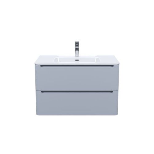 Тумба с раковиной IDDIS Edifice EDI80L0i95K 80х47х50 подвесная цвет серый - фото 2