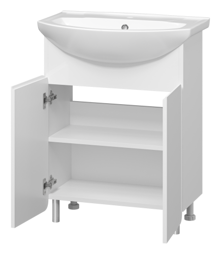 Тумба под раковину Misty Чегет П-Чег-01065-011 60х34х74 напольная - фото 4