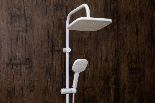 Душевая стойка Orange O-Shower OW04w настенная цвет белый - фото 3