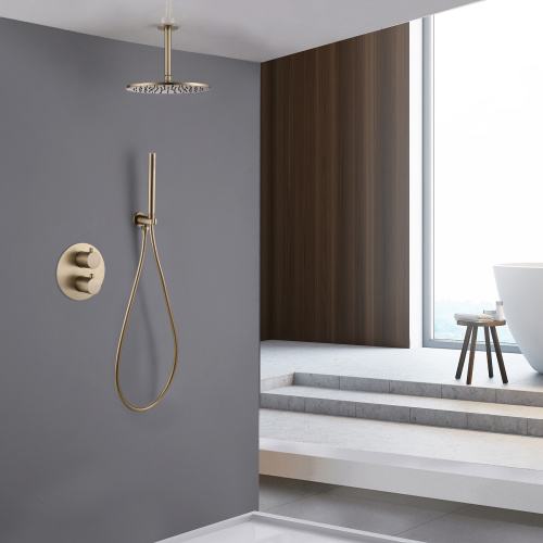 Душевая система ABBER AF8121G встраиваемая в стену - фото 2