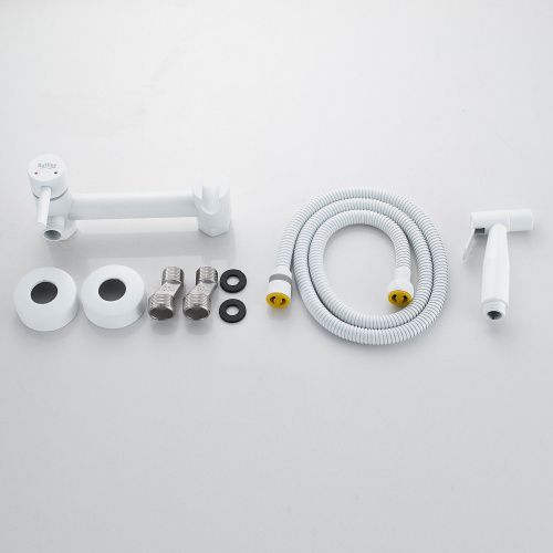 Гигиенический душ со смесителем Raffine F207C белый - фото 4