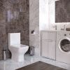 Унитаз напольный с бачком Taliente Elegante EL35055 белый с сиденьем безободковый душевой смыв