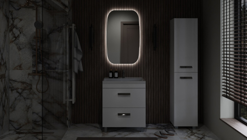 Пенал Velvex ORLANDO 40х30х190 pnORL.190-211 напольный цвет серый - фото 3