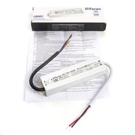 Трансформатор для светодиодной ленты Feron LB007 48053