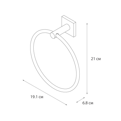 Полотенцедержатель Fixsen Lux satin FX-16011 - фото 5