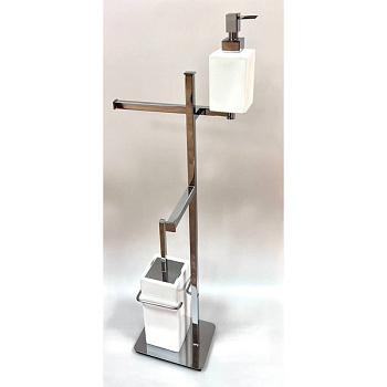 Стойка с аксессуарами для ванны Stil Haus Urania U21D(08-BI)