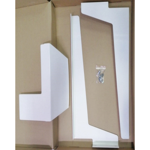 Раковина из искусственного мрамора Altasan VILORA UPP60VILORAs 60х55 над стиральной машиной цвет белый 1 отверстие под смеситель - фото 4