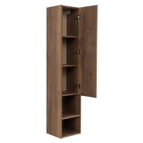 Шкаф-пенал BelBagno Kraft KRAFT-1600-1A-SC-RT-R 33х30х160 подвесной цвет коричневый - фото 5