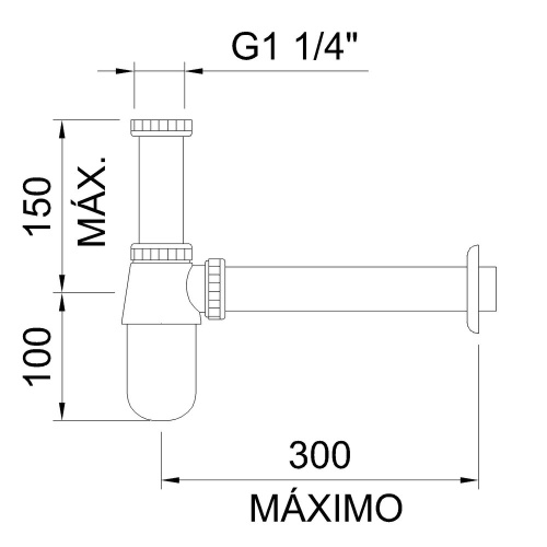 Сифон Clever URBAN 61820 - фото 2