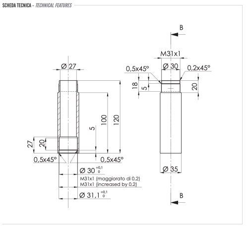 Удлинитель для потолочного смесителя Remer N17PROL10CR хром - фото 2
