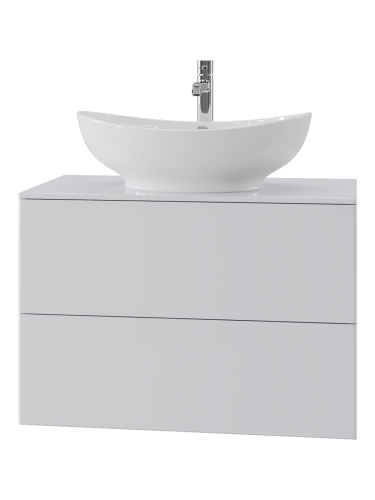 Тумба с раковиной Orange Otto Ot-75TuMDF+G56 75х41х72 цвет белый - фото 2