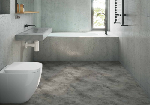 SPC ламинат Dew Мрамор Блэк М 6055-9 Т069671 толщина 0,4 см 43 класс 610х305 - фото 2