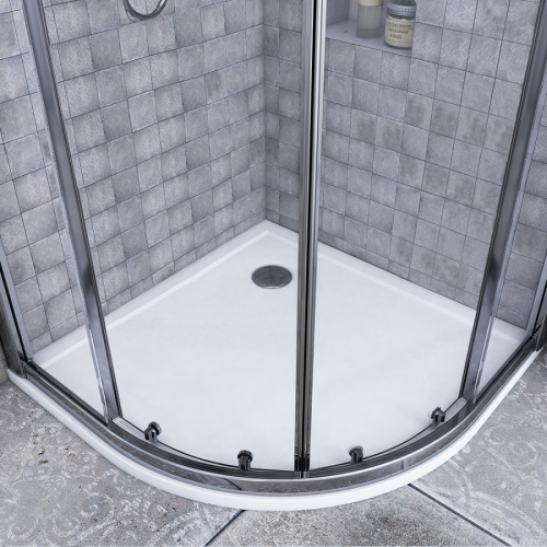 Душевой поддон Aquaton Калифорния 1A713936CA010 80х80 литьевой мрамор белый - фото 3