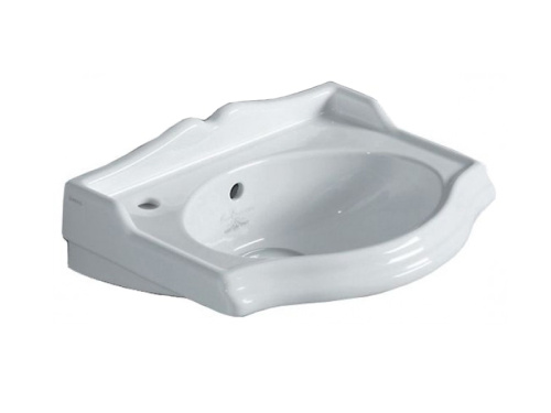 Раковина из санфаянса Simas AR 035 bia tap hole SX 38х28 подвесная цвет белый