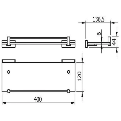 Полка Langberger ALSTER 10951D - фото 2