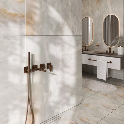 Излив для ванны WasserKRAFT Asphe 7700 A289 встраиваемый розовое золото - фото 2