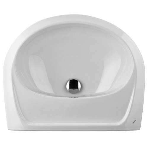 Раковина из сантехнического фарфора Santek Бриз 1WH110463 49х60 подвесная цвет белый - фото 3
