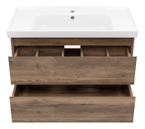 Тумба под раковину Brevita Dallas DAL-01090-074П 87х45х50 подвесная - фото 3