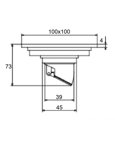 Душевой трап Orange TR01-002cr напольный - фото 3