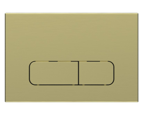 Клавиша смыва механическая Vincea VFP-002BG цвет брашированное золото